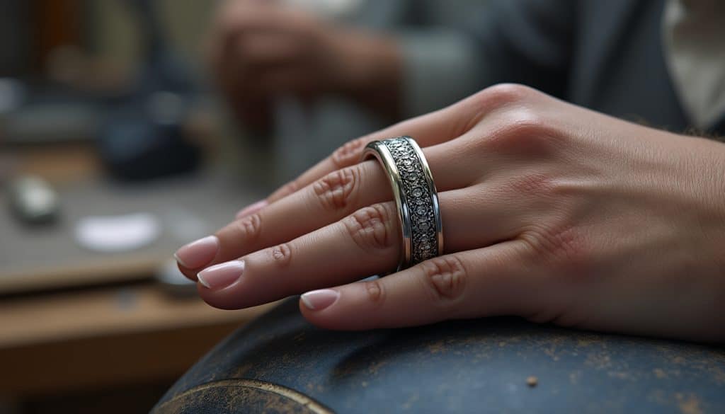 Bague qui tourne au doigt : les solutions du bijoutier