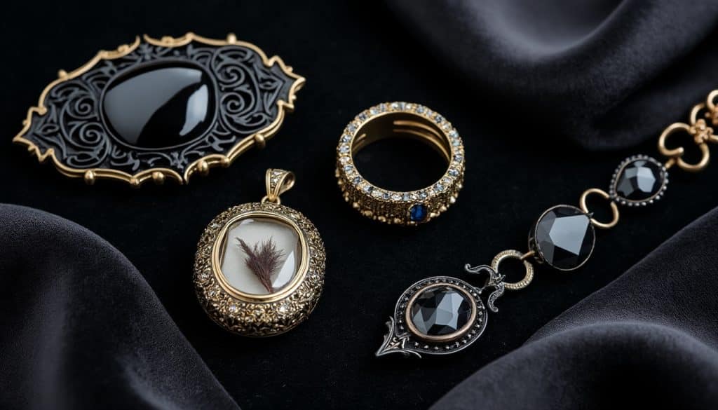 Bijou de deuil : la tradition et les créations contemporaines