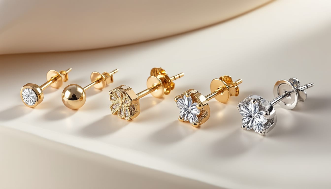Boucles d&rsquo;oreilles : les fermetures et leur sécurité