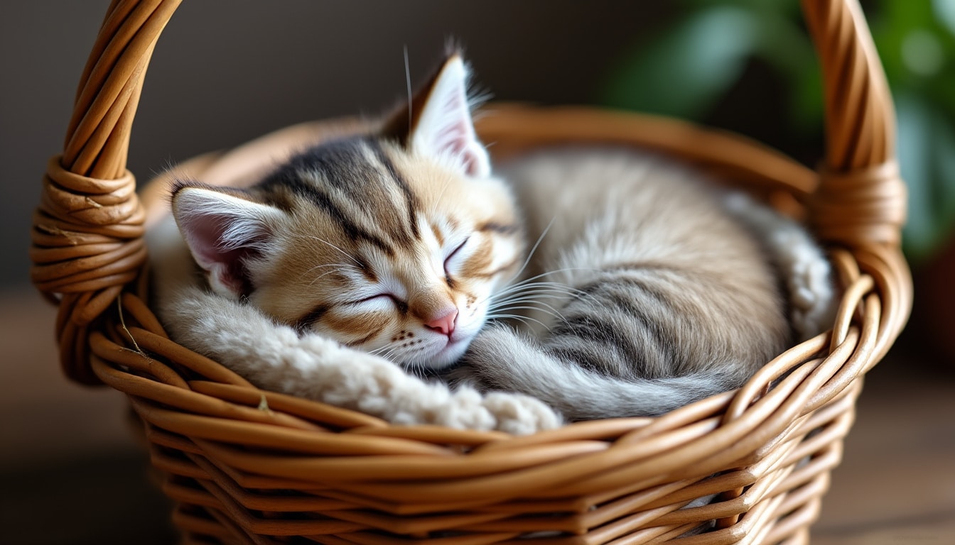 Chaton et panier : le vocabulaire du solitaire