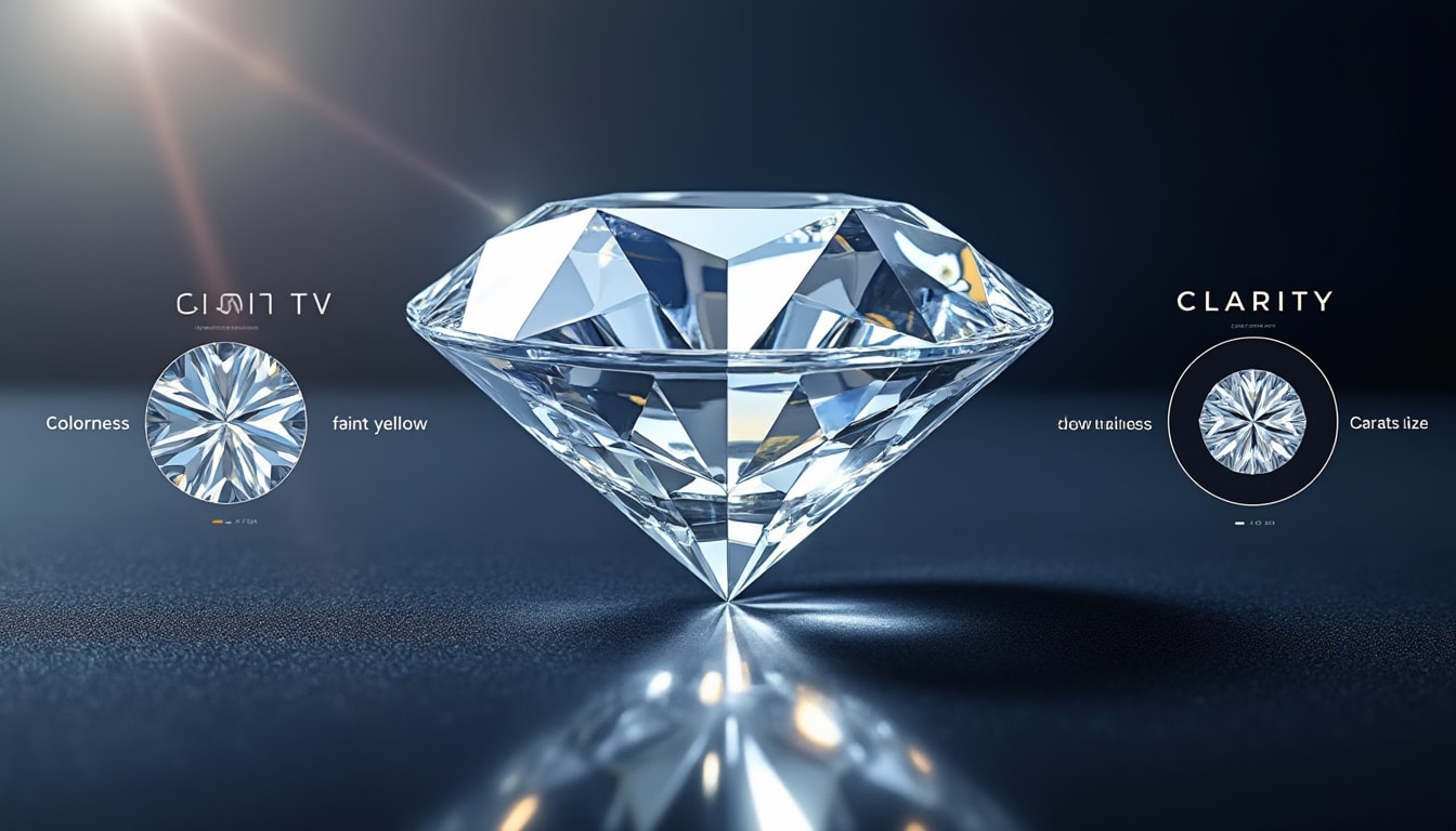 Diamant : les quatre C expliqués simplement