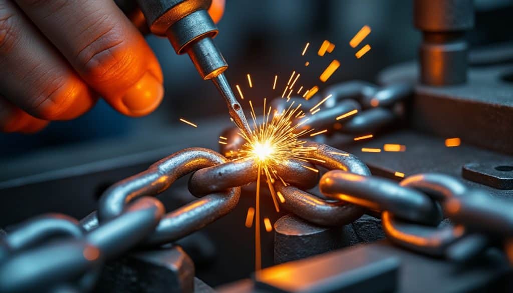 Ressouder une chaîne : ce que fait l&rsquo;atelier