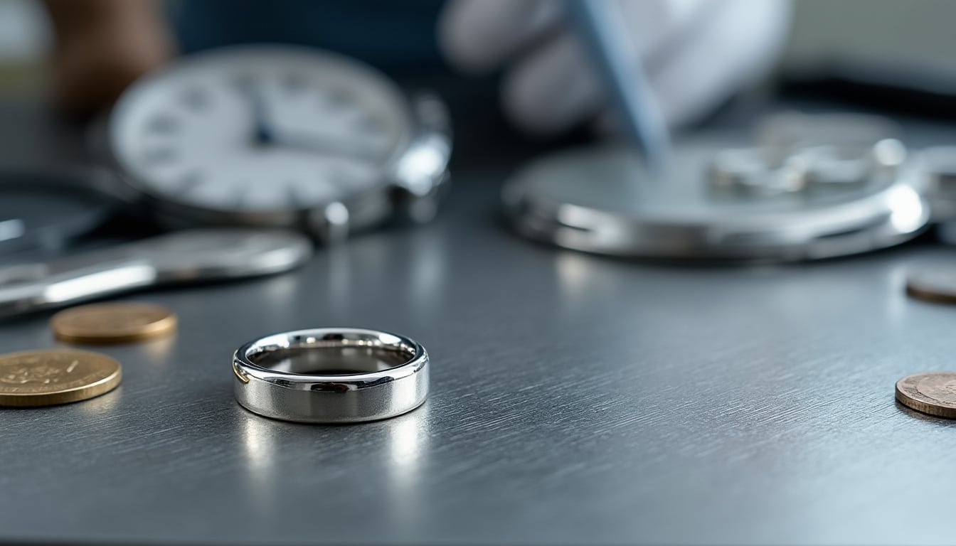 Rhodier à nouveau une bague : le coût et le délai