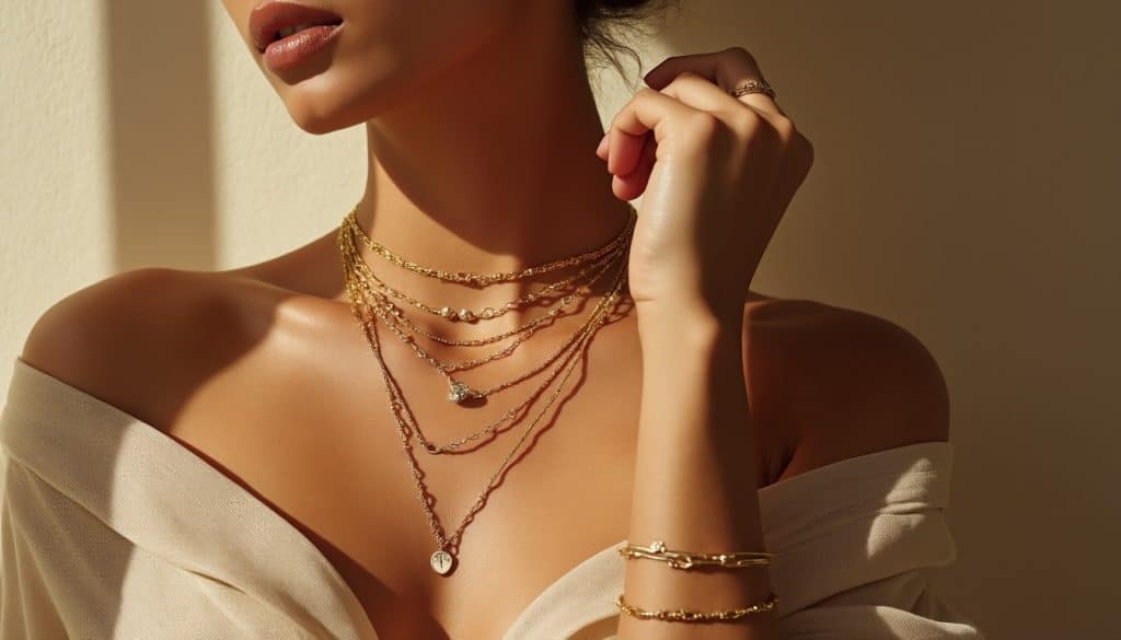 Superposer ses bijoux : les règles simples